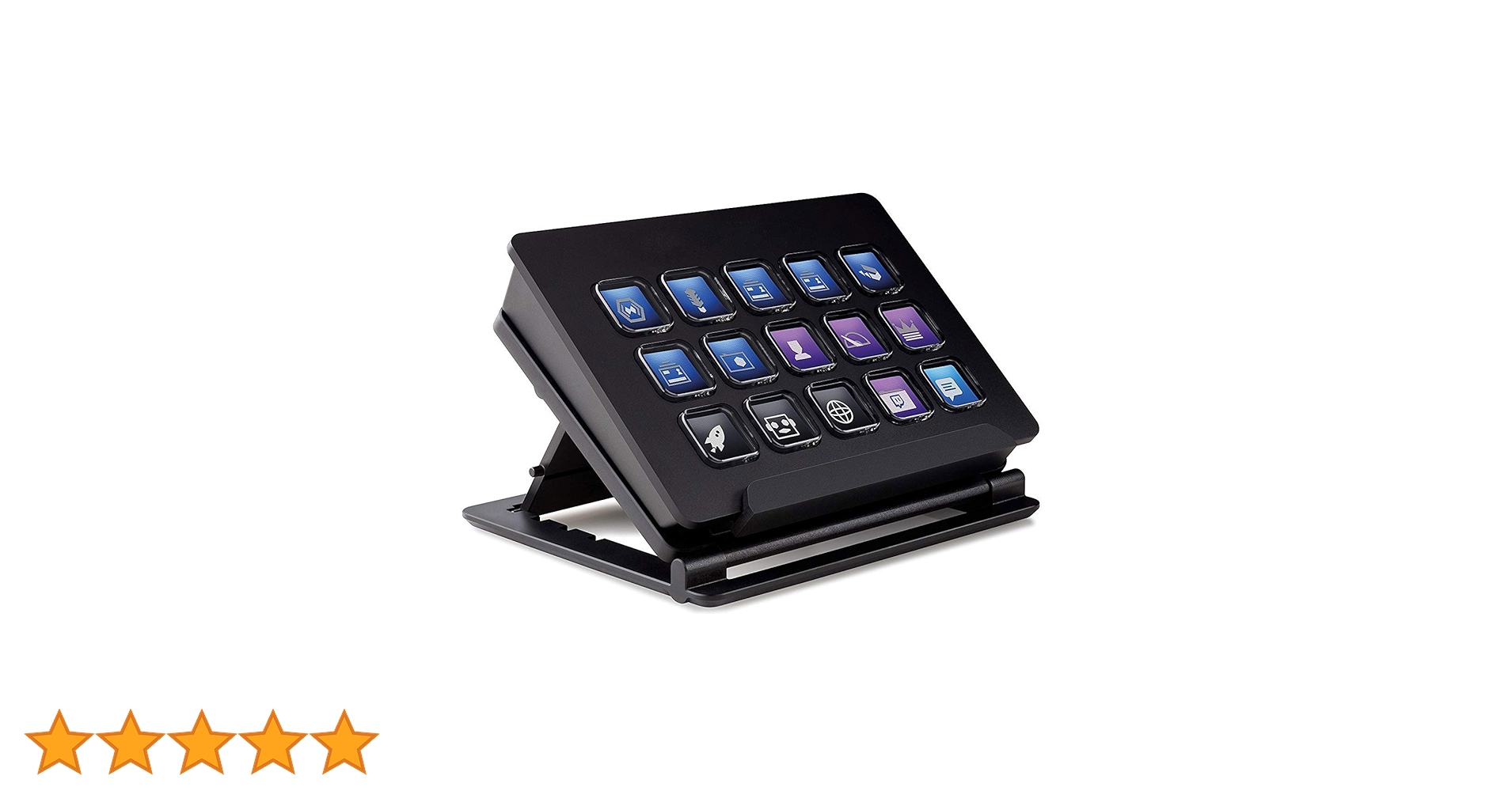 elgato STREAM DECK 10GAA9901 美品 Elgato 10GAA9901 Full size Wired Mechanical USB Keypad with Stream